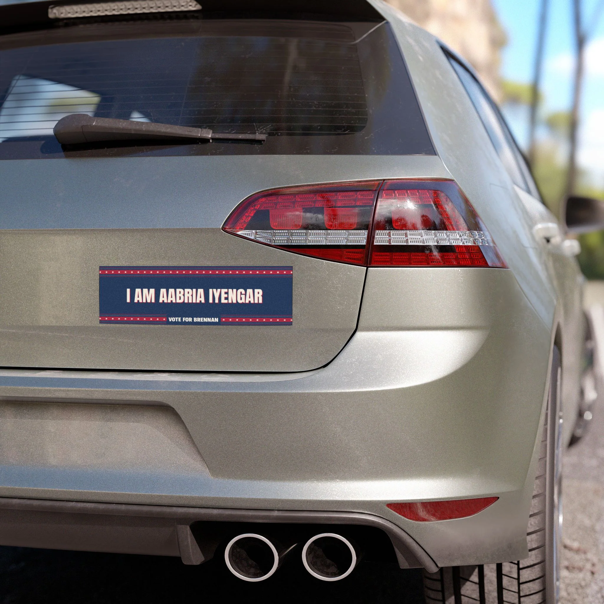 Brennan Outvoted Bumper Sticker - Image 4