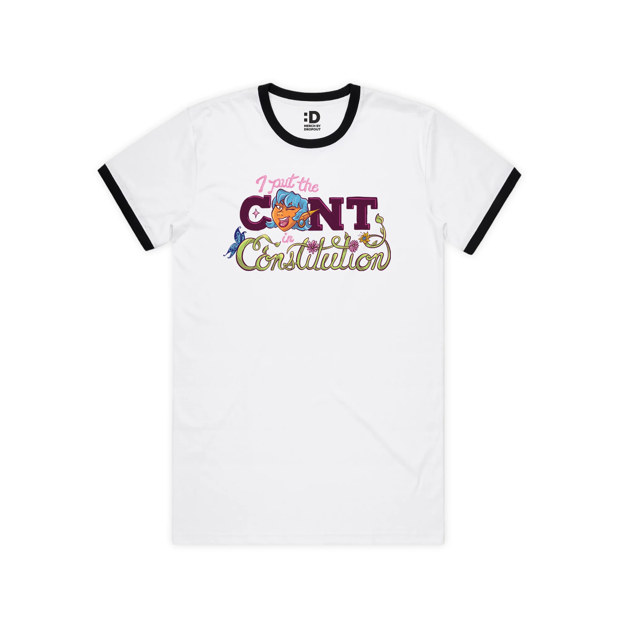 I Put the Cont in Constitution Ringer T-Shirt